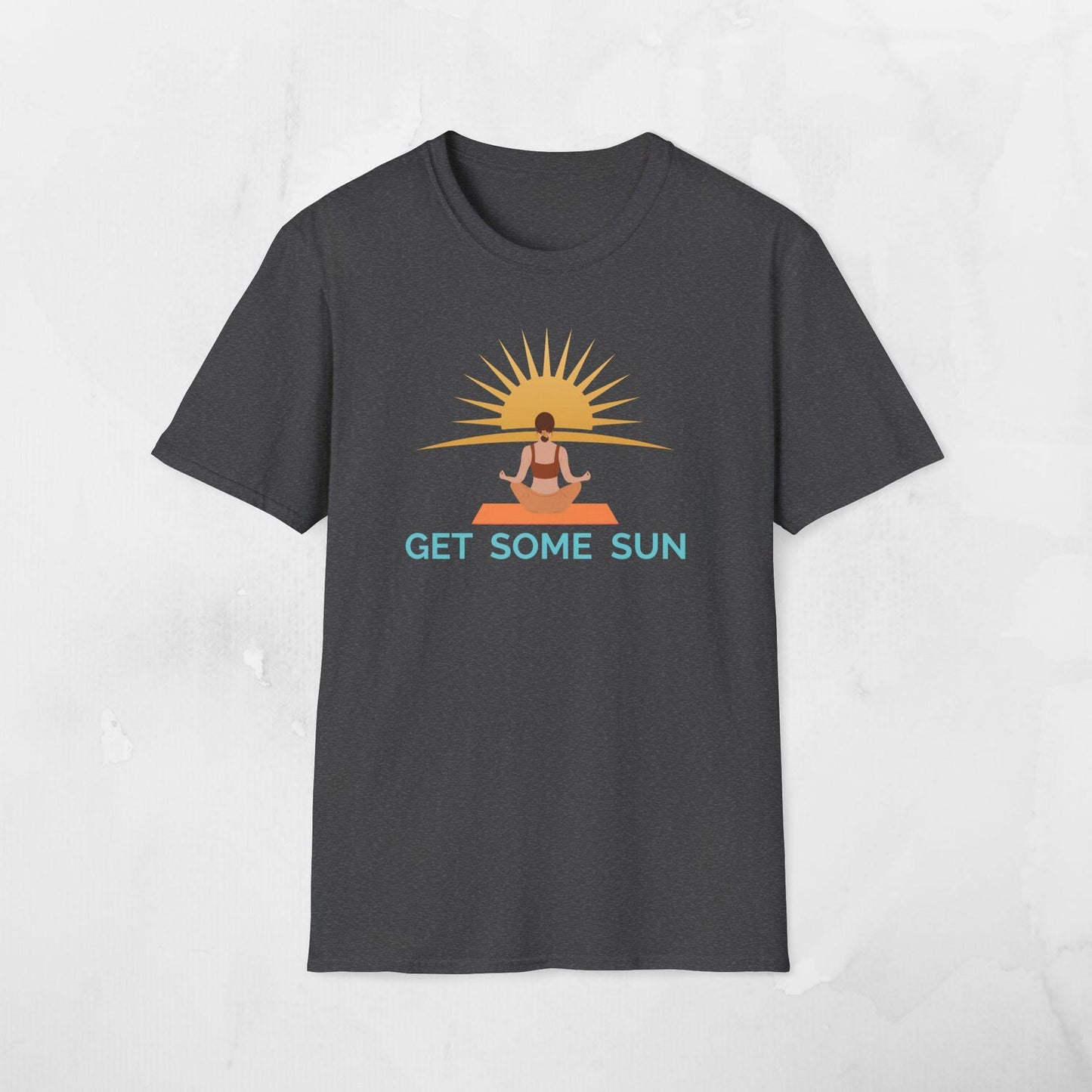 Summer Yoga T-Shirt | Boho Mindfulness Sunshine Meditation Tee