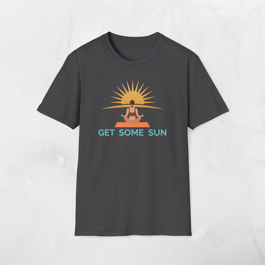Summer Yoga T-Shirt | Boho Mindfulness Sunshine Meditation Tee