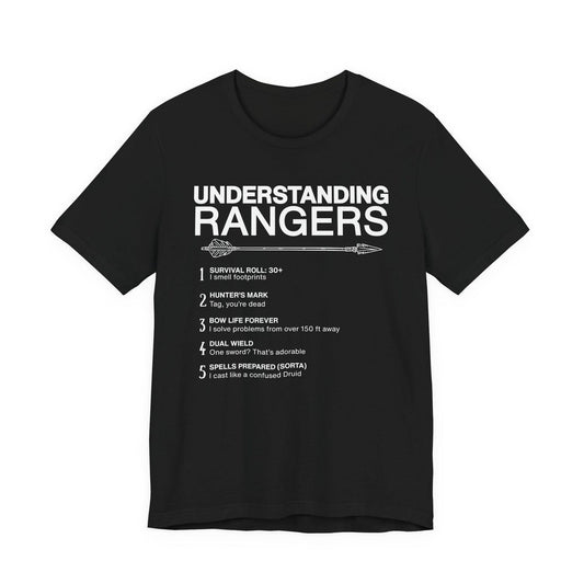 Sarcastic Ranger D&D Tee: Funny Gamer Graphic, Unisex shirt