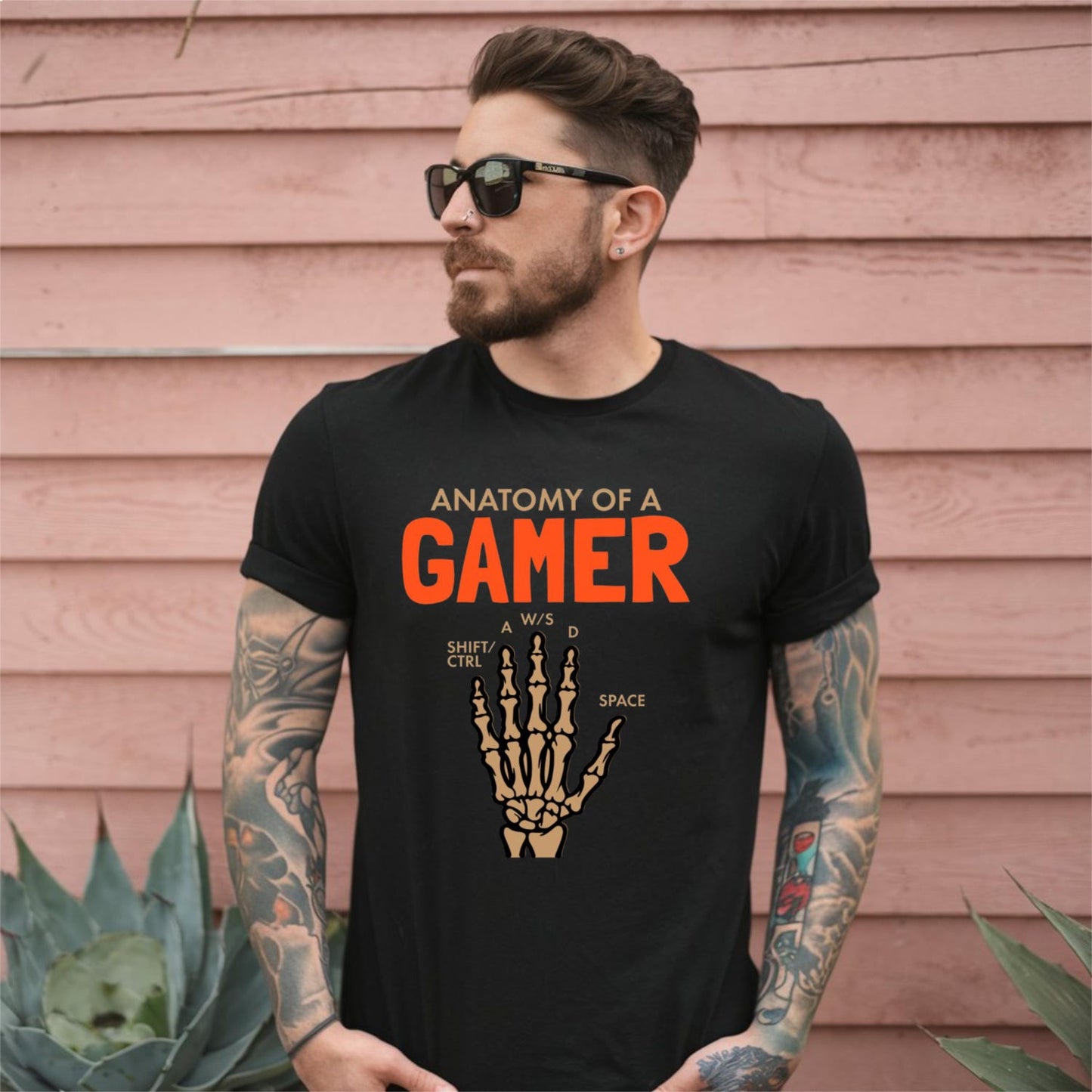 Anatomy of a Gamer T-Shirt: Unisex Video Game Tee