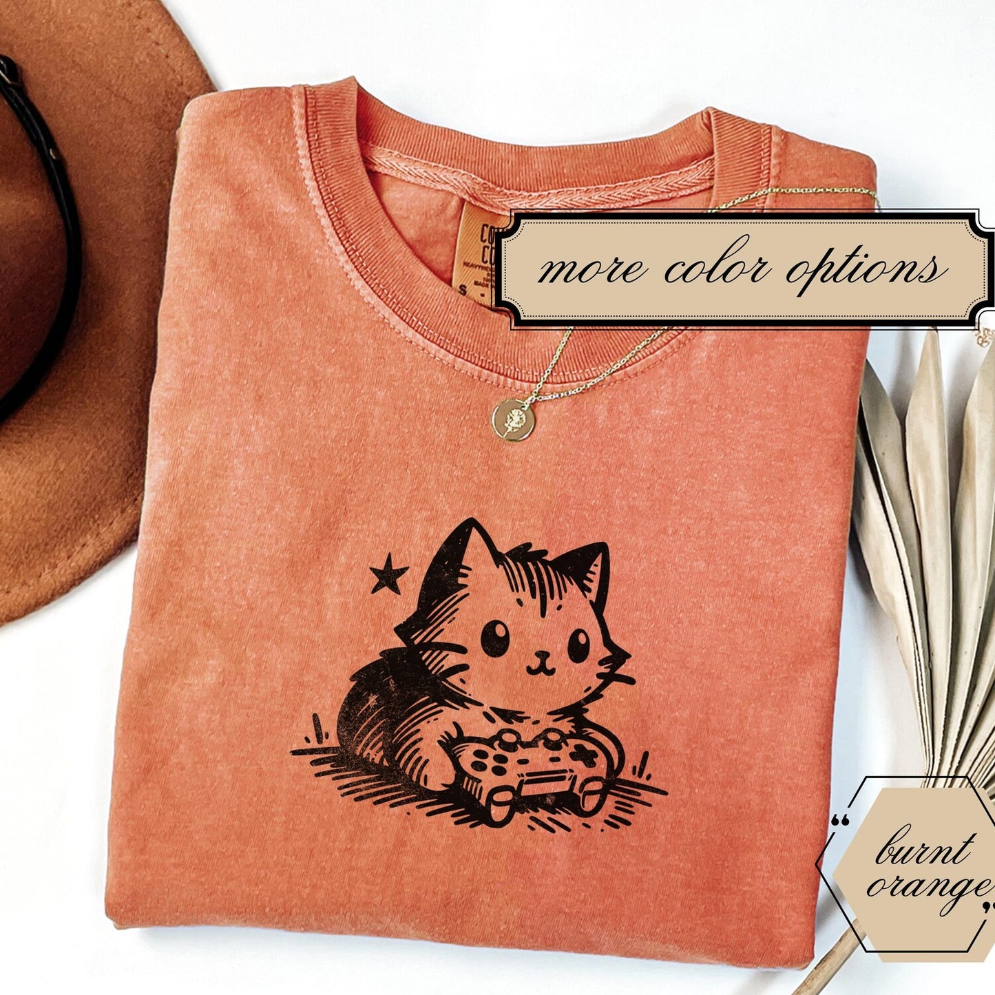 Gamer Cat Shirt | Funny Gamer Shirt | Gift for Gamer Husband | Cute Cat Tee