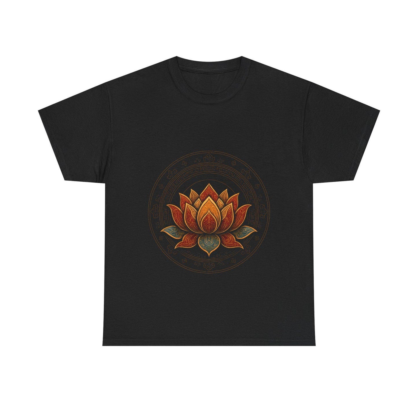 Bloom through darkness Lotus T-Shirt/Spiritual Mindfulness Tee/Zen Quote Inspired Unisex Tee
