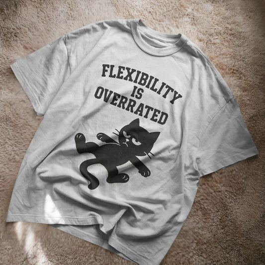 Funny Black Cat Unisex Jersey Short Sleeve Tee | Cat Lover Pilates Yoga Gym T-Shirt