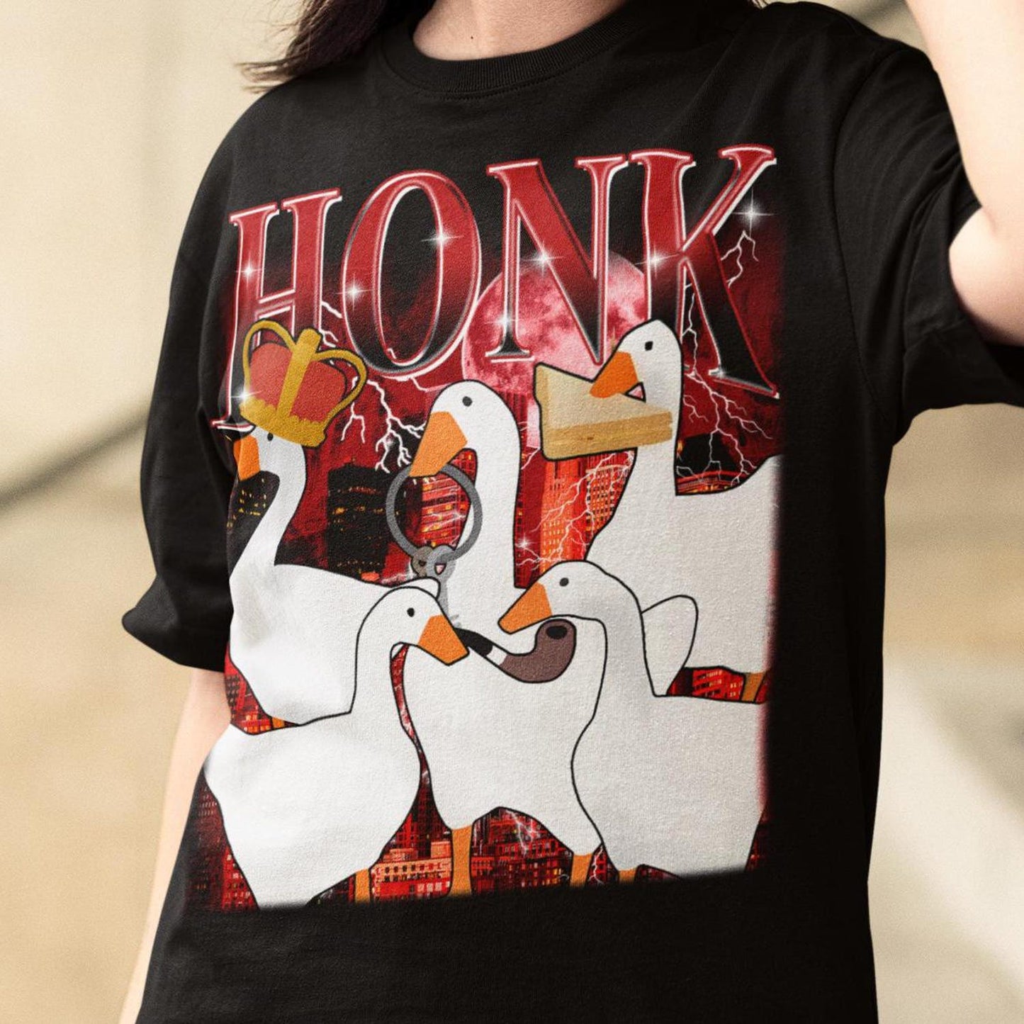 Untitled Goose Game T-Shirt | Funny Indie Videogame Shirt | Bootleg Gaming Tee