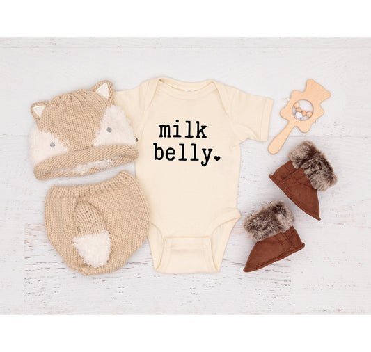 Milk Belly Onesies®, Baby Onesie®, Vintage Bodysuit, Cute Natural Baby Onesie®, Cute Baby Girl Baby Boy Onesie®, Baby Shower Gift