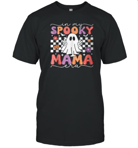 In My Spooky Mama Era Ghost Halloween Spooky Season Mom T Shirt