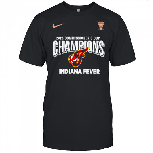 Indiana Fever 2025 WNBA Commissioner Cup Champions shirt