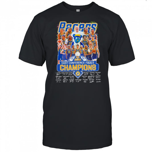 Indiana Pacers Eastern Conference Finals Champions signatures shirt