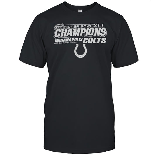 Indianapolis Colts Super Bowl XLI Champions One Game One Dream Shirt