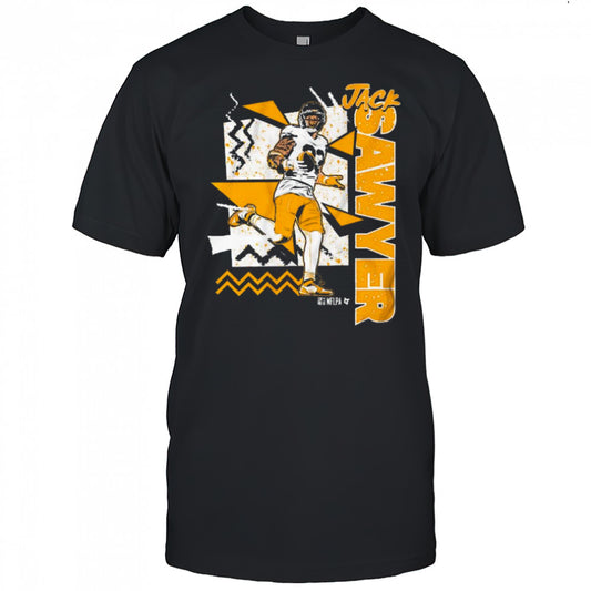 Jack Sawyer Pittsburgh Steelers 90s Style NFL Draft 2025 Vintage t shirt
