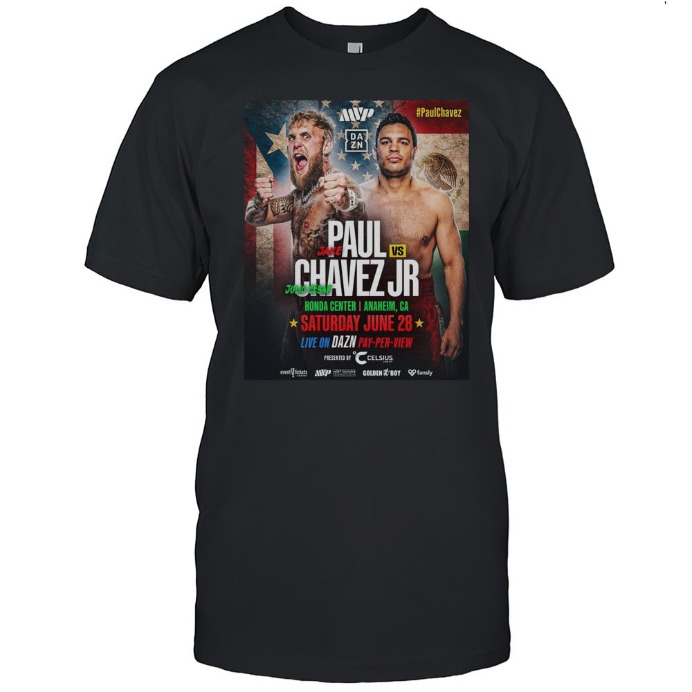 Jake Paul Vs Julio Csar Chvez Jr. Honda Center Anaheim CA Saturday June 28 2025 Poster T shirt