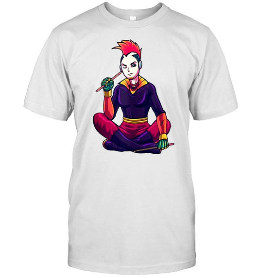 Japanese Cyberpunk cosplayer Cyberpunk T shirt