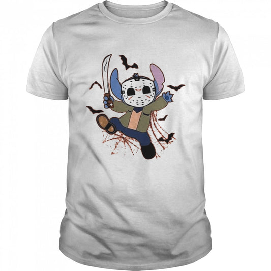 Jason Voorhees Stitch Hallowwen shirt