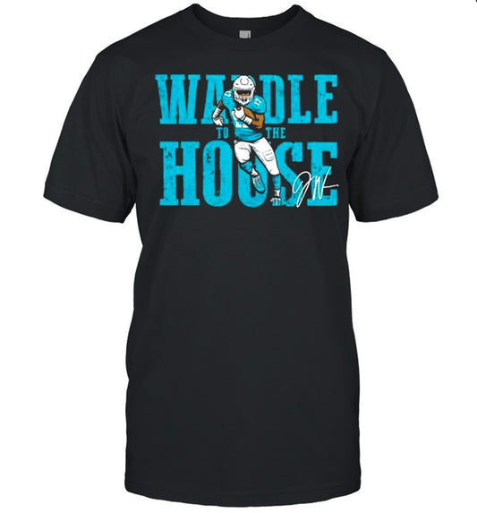 Jaylen Waddle to the house shirt