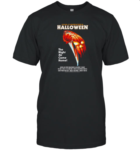 John Carpenter&#39;S Halloween The Night He Came Home T Shirt