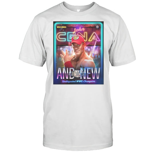 John Cena WrestleMania 41 Vegas 2025 And New Undisputed WWE Champion T shirt