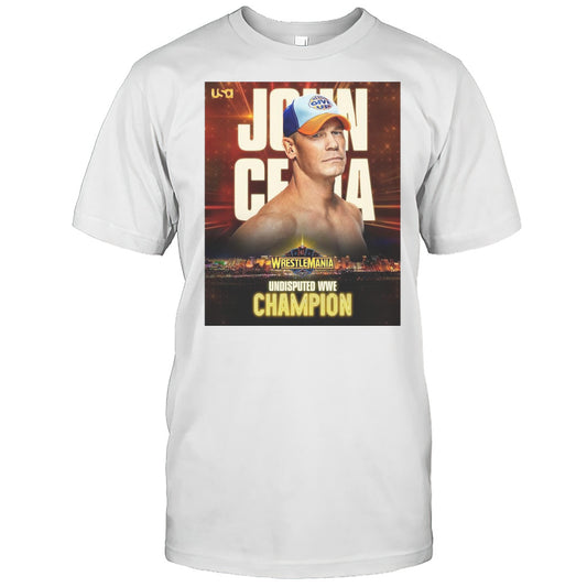 John Cena WrestleMania 41 Vegas Undisputed WWE Champion 2025 T shirt