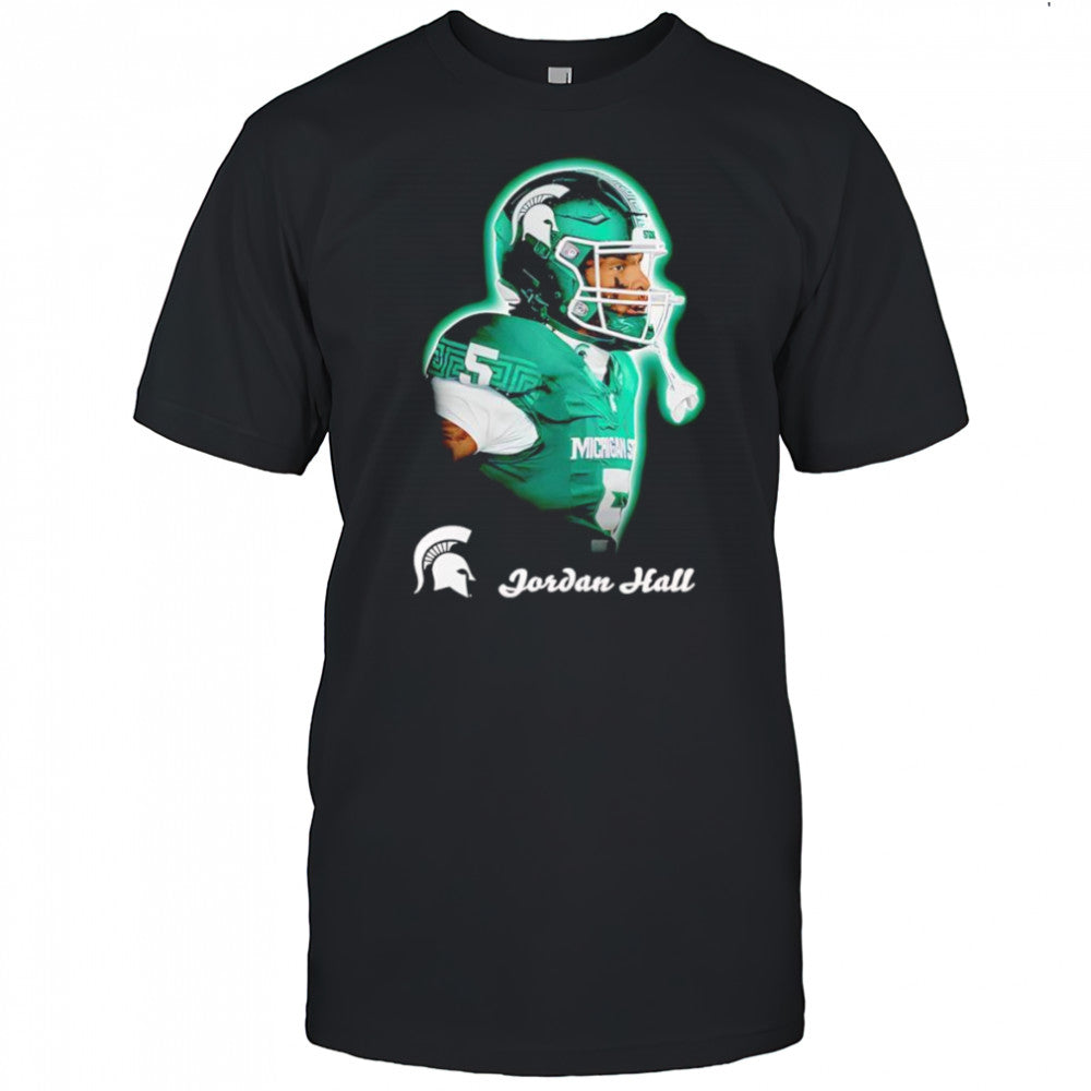 Jordan Hall Michigan State portrait shirt