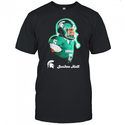 Jordan Hall Michigan State portrait shirt