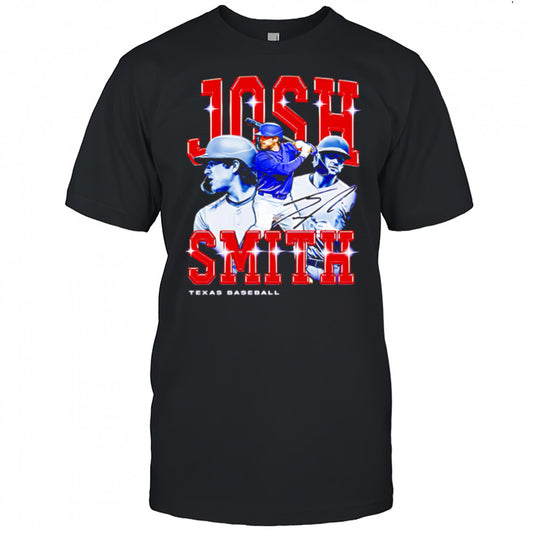 Josh Smith Retro Flair Texas baseball signatue shirt