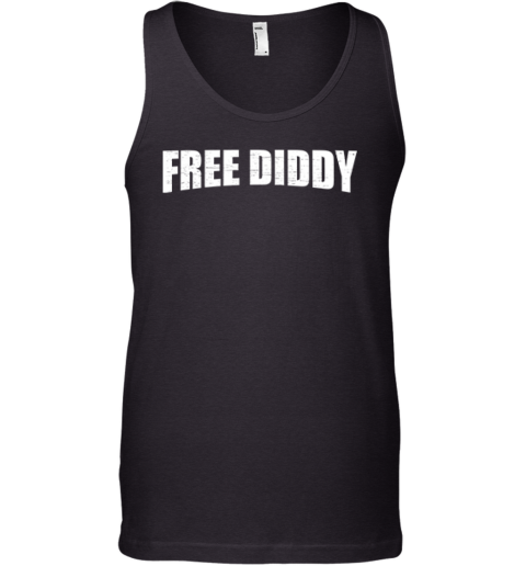 50 Cent Wearing Free Diddy Tank Top