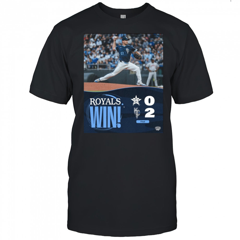Kansas City Royals Win Houston Texans Final Score 2 – 0 Friday Night Shutout Poster t shirt