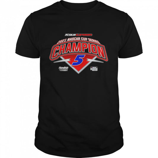 Kyle Larson Team Collection 2021 NASCAR Cup Series Champion T Shirt – Black