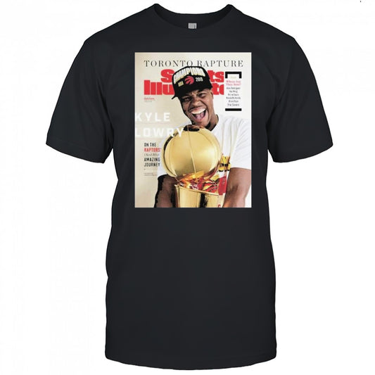 Kyle lowry toronto raptors NBA sports illustrated cover shirt