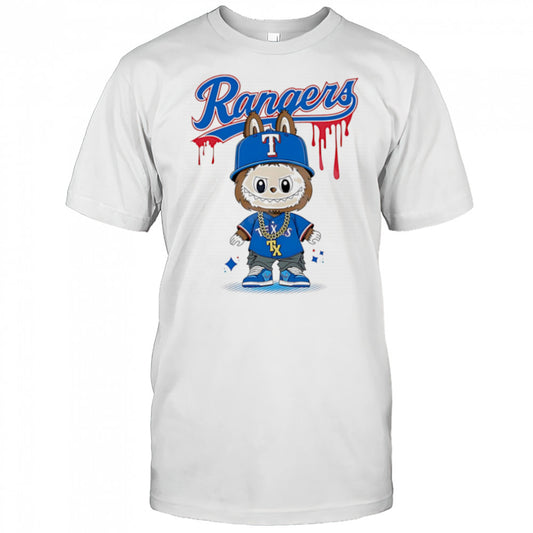 Labubu Texas Rangers Globe shirt