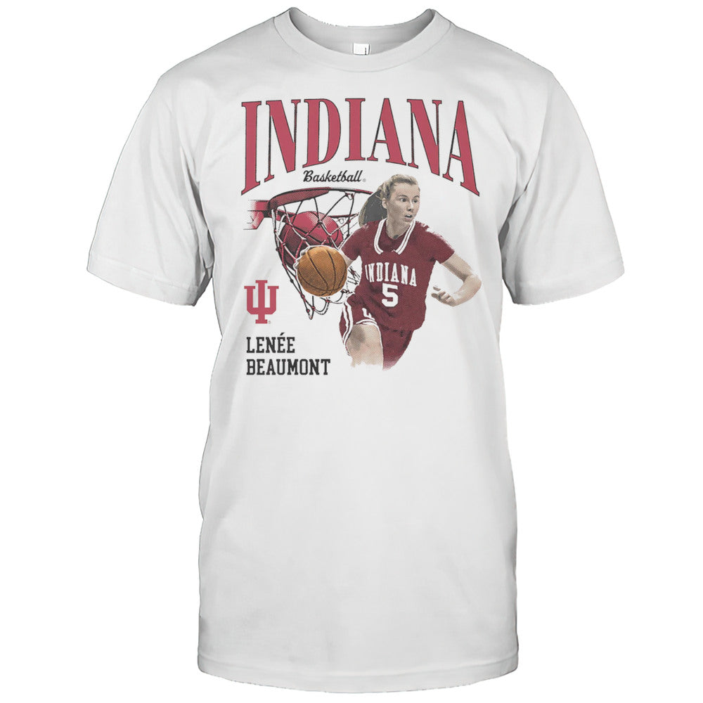 Lene Beaumont Indiana Basketball Cartoon Shirt