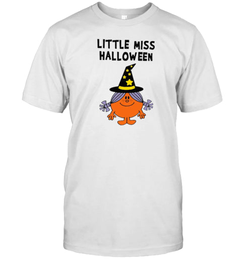 Little Miss Dress Like A Witch Halloween Teacher T Shirt