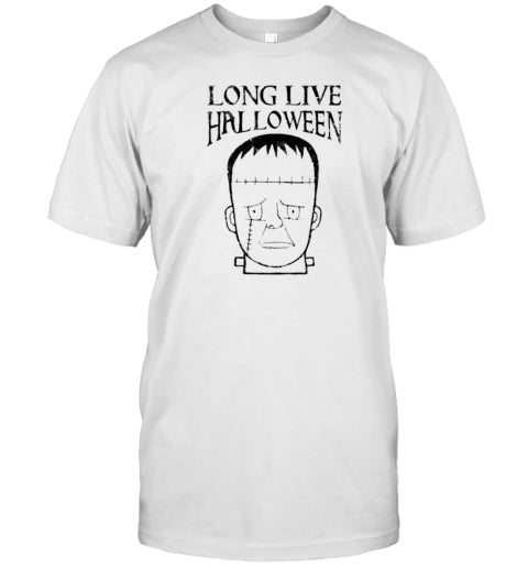 Long Live Halloween Frankenstein&#39;S Sad T Shirt
