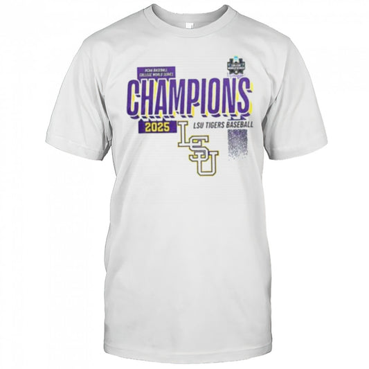LSU Tigers Baseball 2025 College World Series Champions shirt
