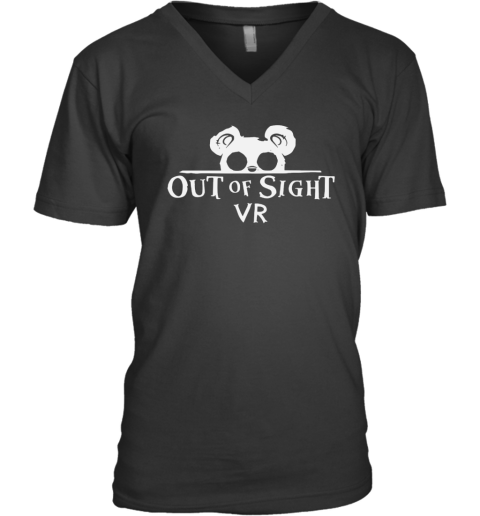 Flat2Vr Studios Out Of Sight Vr V Neck T Shirt