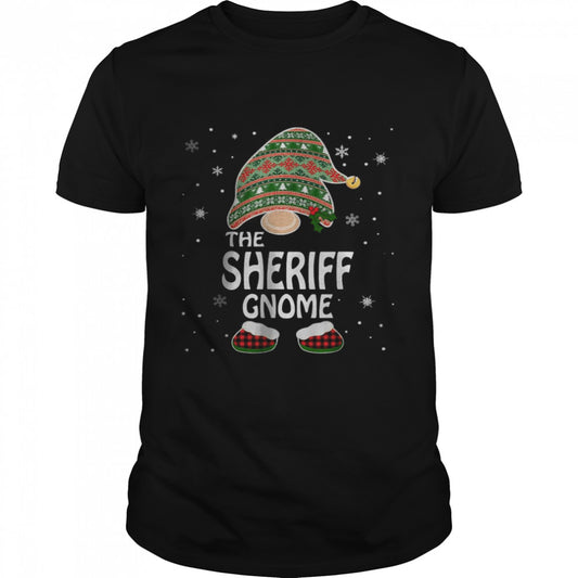 Matching Family Costumes The Sheriff Gnome Christmas T Shirt