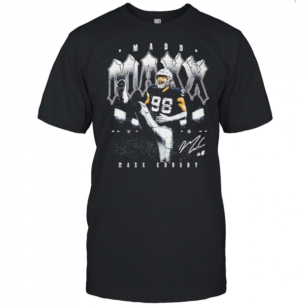 Maxx Crosby Las Vegas Celebration graphic signature shirt