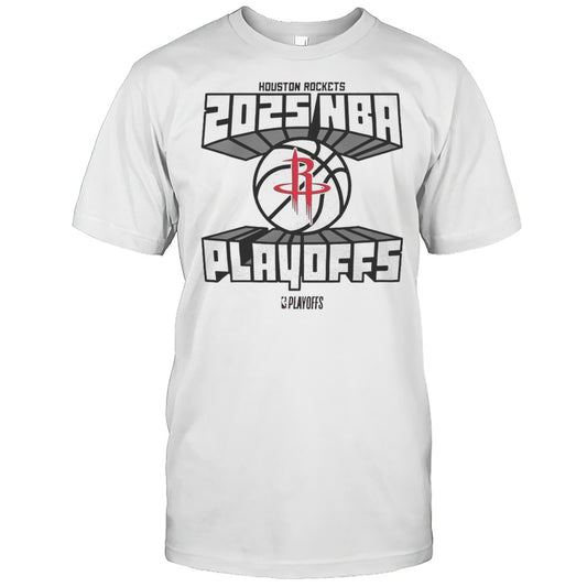 Mens Houston Rockets Stadium Essentials 2025 Playoffs Spiced Shirt