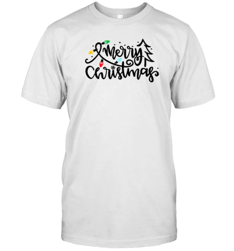 Merry Christmas Lights Teacher T Shirt