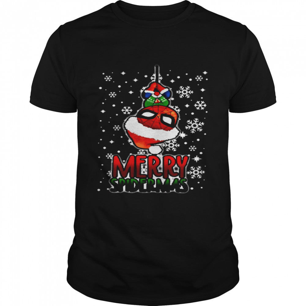 Merry spidermas shirt