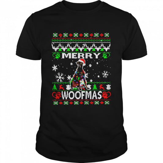 Merry Woofmas Great Dane Christmas shirt