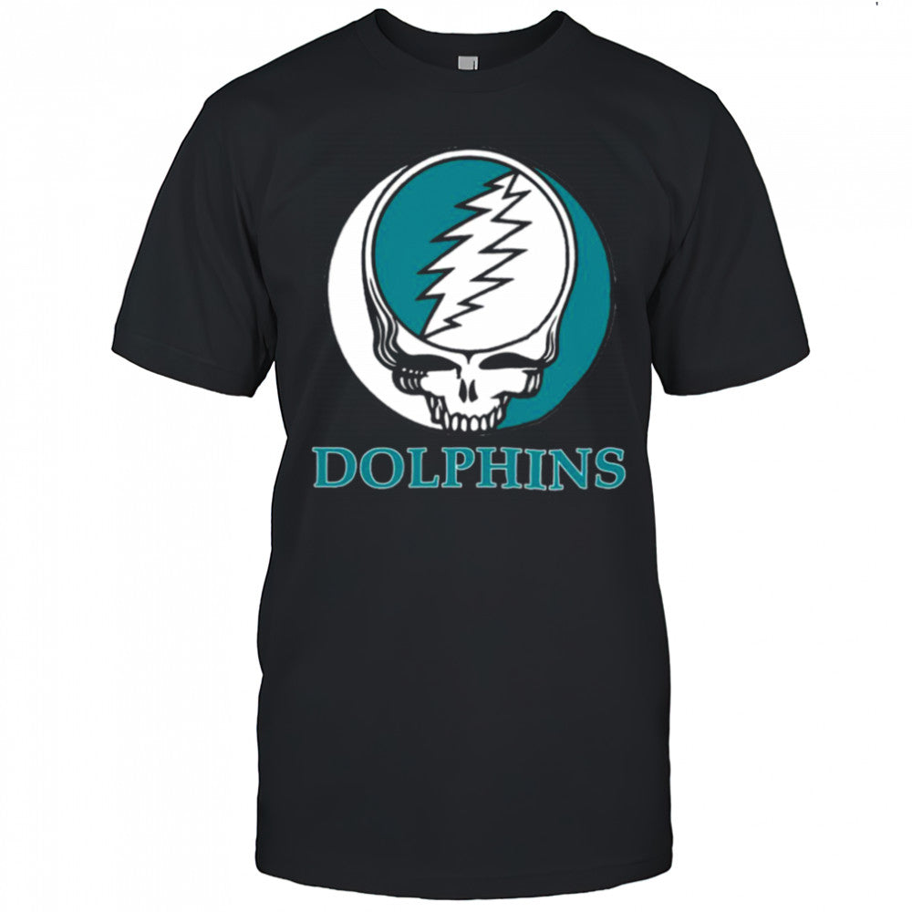 Miami Dolphins Grateful Dead logo shirt