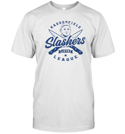 Michael Myers Halloween Haddonfield Slashers League 1978 T Shirt