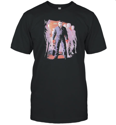 Michael Myers I&#39;Ve Waited For Him Halloween T Shirt