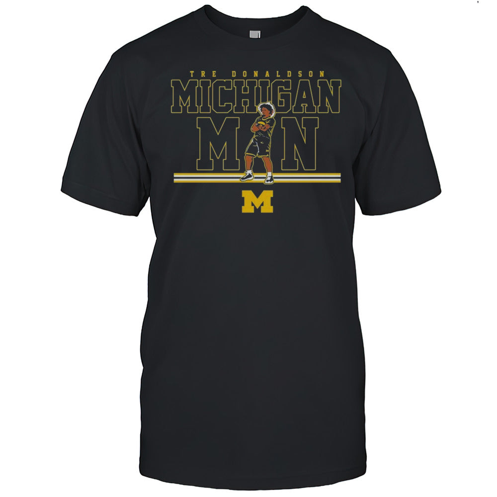 Michigan Basketball Tre Donaldson Michigan Man 2025 Shirt