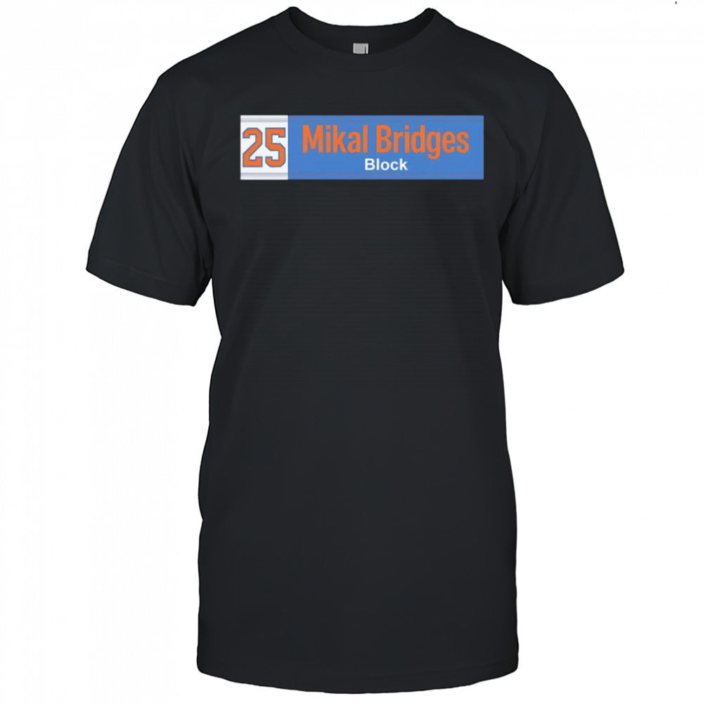 Mikal Bridges Block shirt