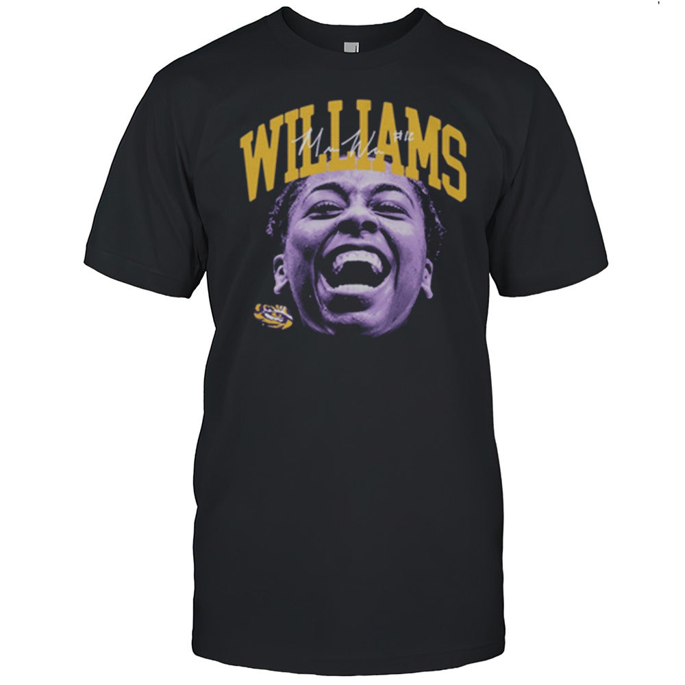 Mikaylah Williams Portrait LSU Tigers Basketball Southeastern Conference Signature T shirt