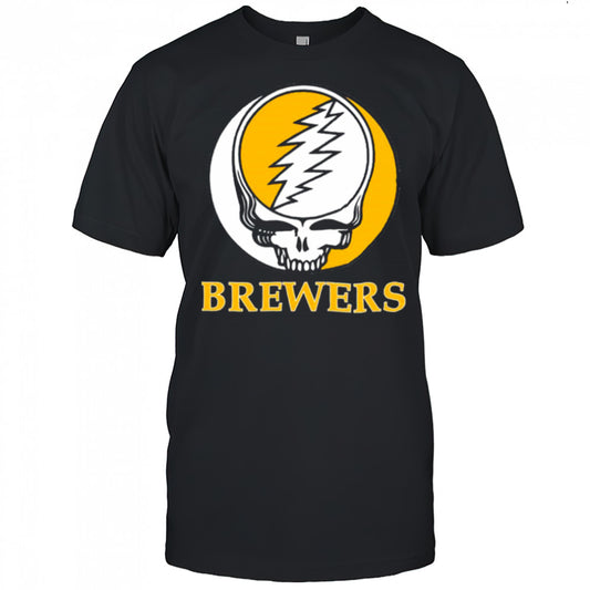 Milwaukee Brewers Grateful Dead logo shirt