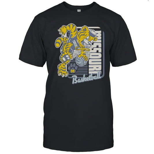 Missouri Tigers Basketball Mascot Dunk Shirt