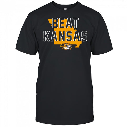 Missouri Tigers Beat Kansas logo shirt