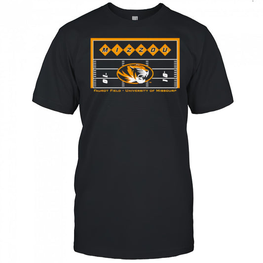 Missouri Tigers Mizzou football field endzone shirt